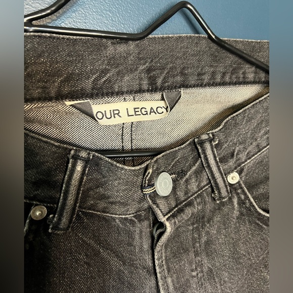 Our Legacy Grey Zero Cut denim jeans - Picture 4 of 6